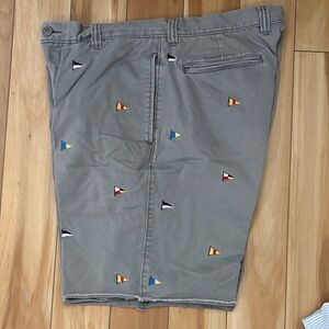 J. Crew Gray and Red Shorts